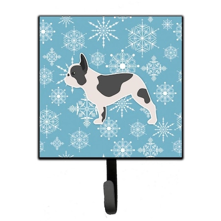Carolines Treasures Winter Snowflake French Bulldog Leash or Key Holder BB3541SH4